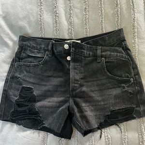 We The Free Distressed Jean Shorts